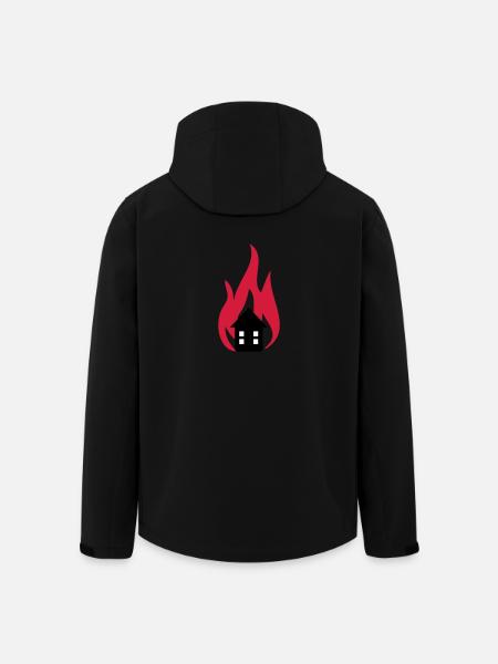 Fire house 3c - Men’s Recycled Softshell Jacket by Stanley/Stella - black
