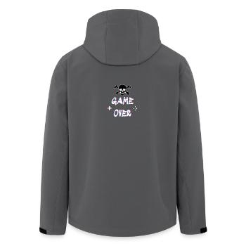 Jeu sur T Shirt - Veste softshell homme en polyester recyclé Stanley/Stella - charbon - Dos - AI Model Male 185 light (185cm)