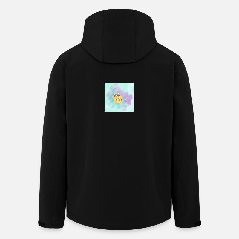 Pastell Clownfisch Korallen - Recycelte Männer Softshell-Jacke von Stanley/Stella - Schwarz