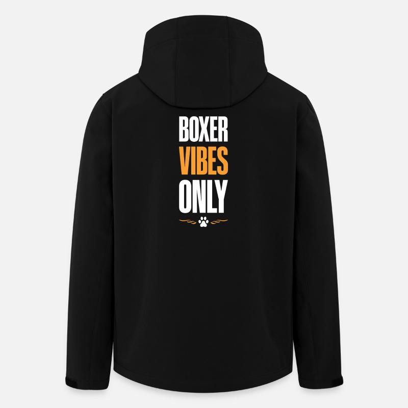 Boxer Vibes Only - Recycelte Männer Softshell-Jacke von Stanley/Stella - Schwarz