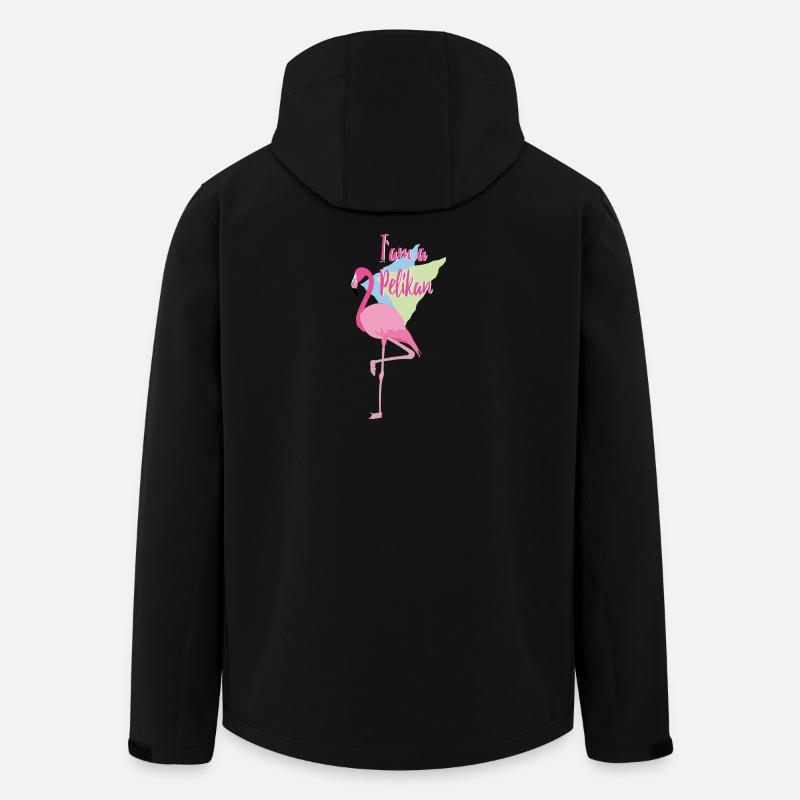 I’m a Pélican - Veste softshell homme en polyester recyclé Stanley/Stella - noir