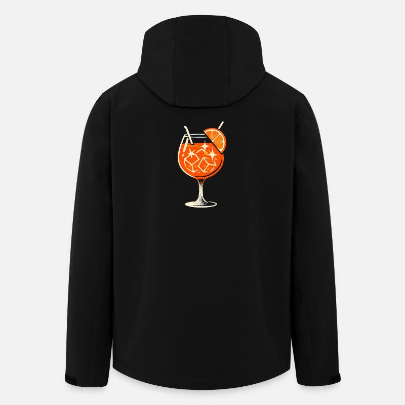 Party Spritz Glas Geschenkidee - Recycelte Männer Softshell-Jacke von Stanley/Stella - Schwarz