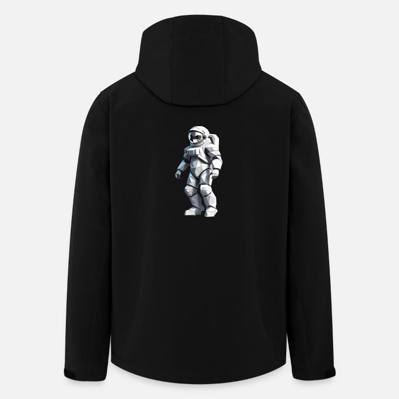 Astronaut - Beruf Design Sticker - Recycelte Männer Softshell-Jacke von Stanley/Stella - Schwarz