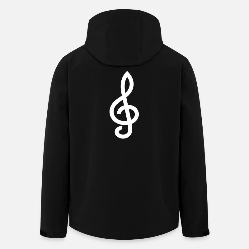 clef - Men’s Recycled Softshell Jacket by Stanley/Stella - black