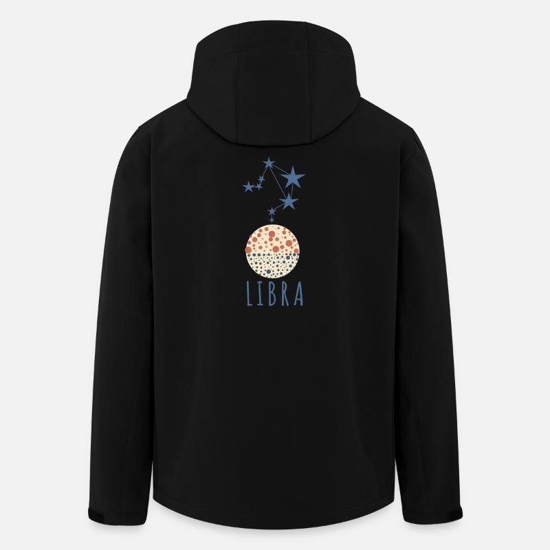 La constellation de la Balance - Veste softshell homme en polyester recyclé Stanley/Stella - noir