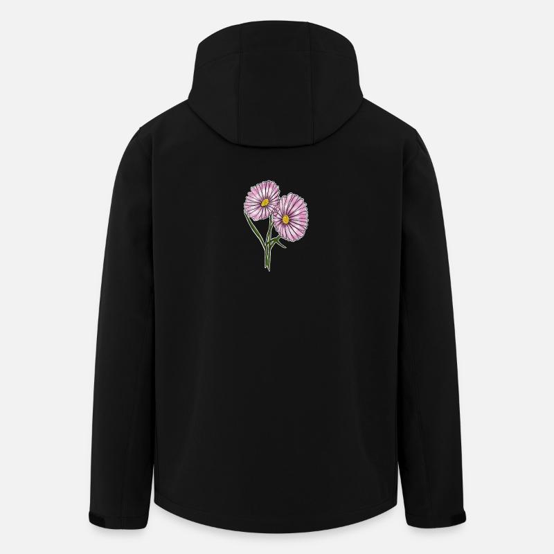 Gänseblümchen - Recycelte Männer Softshell-Jacke von Stanley/Stella - Schwarz