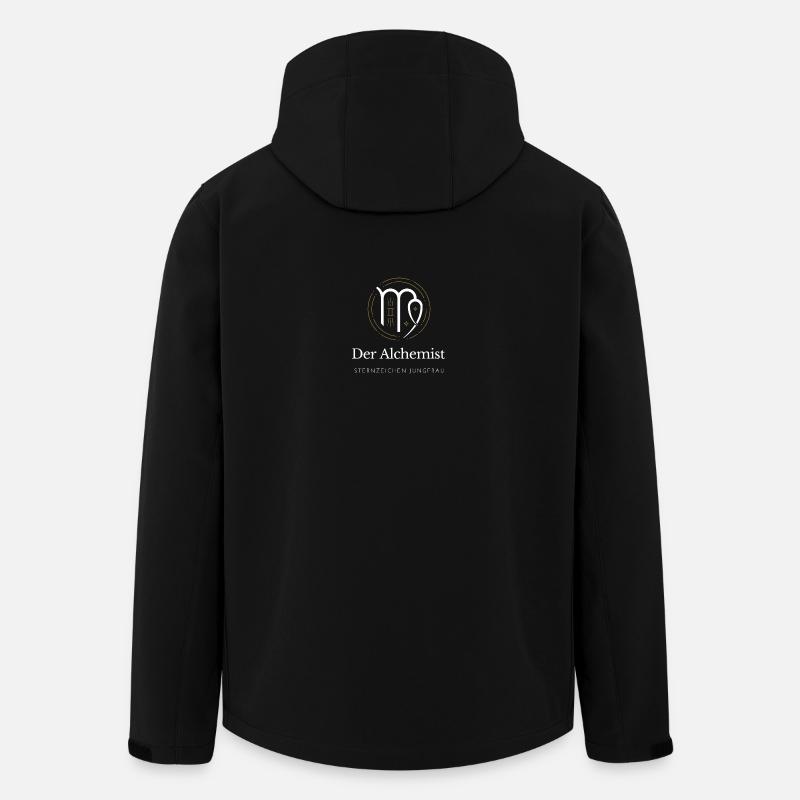 Jungfrau Alchemist Sternzeichen - Recycelte Männer Softshell-Jacke von Stanley/Stella - Schwarz