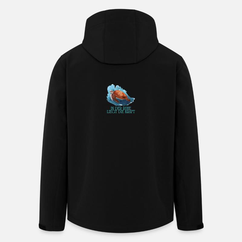 I freden ligger skildpaddens kraft - Stanley/Stella herre softshelljakke i genanvendt polyester Discoverer - sort