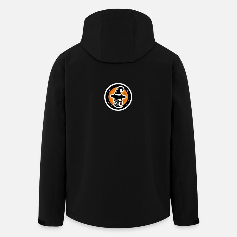 Hexe Hut Kopf - Recycelte Männer Softshell-Jacke von Stanley/Stella - Schwarz