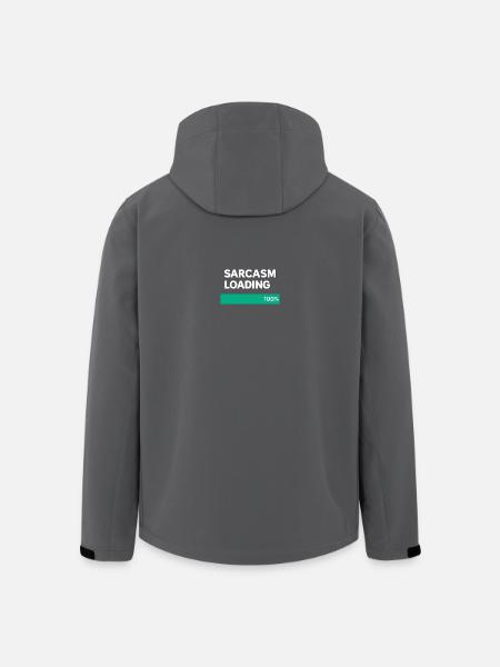 Sarcasm Loading Indication - Men’s Recycled Softshell Jacket by Stanley/Stella - black