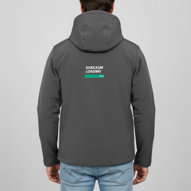 Sarcasm Loading Indication Men’s Recycled Softshell Jacket by Stanley/Stella