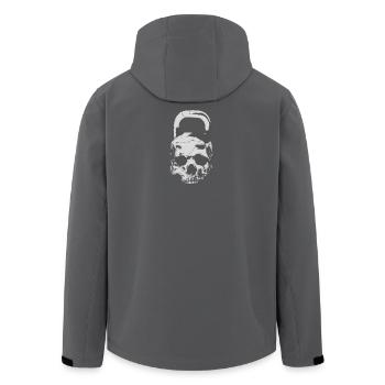 BOUILLOIRE SKULL - Veste softshell homme en polyester recyclé Stanley/Stella - noir - Dos - AI Model Male 185 light (185cm)