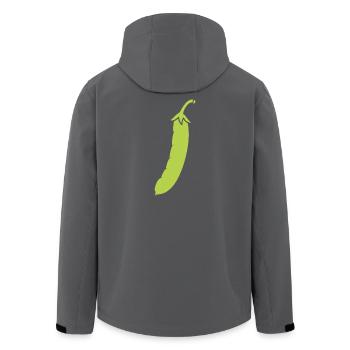 haricot vert - Veste softshell homme en polyester recyclé Stanley/Stella - noir - Dos - AI Model Male 185 light (185cm)
