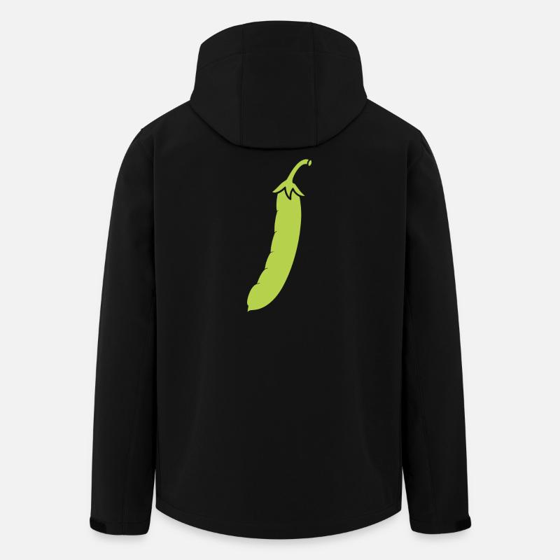 Französische Bohne - Recycelte Männer Softshell-Jacke von Stanley/Stella - Schwarz