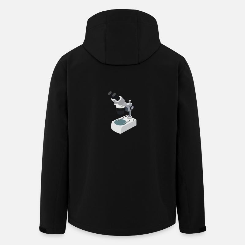 Mikroskop - Recycelte Männer Softshell-Jacke von Stanley/Stella - Schwarz