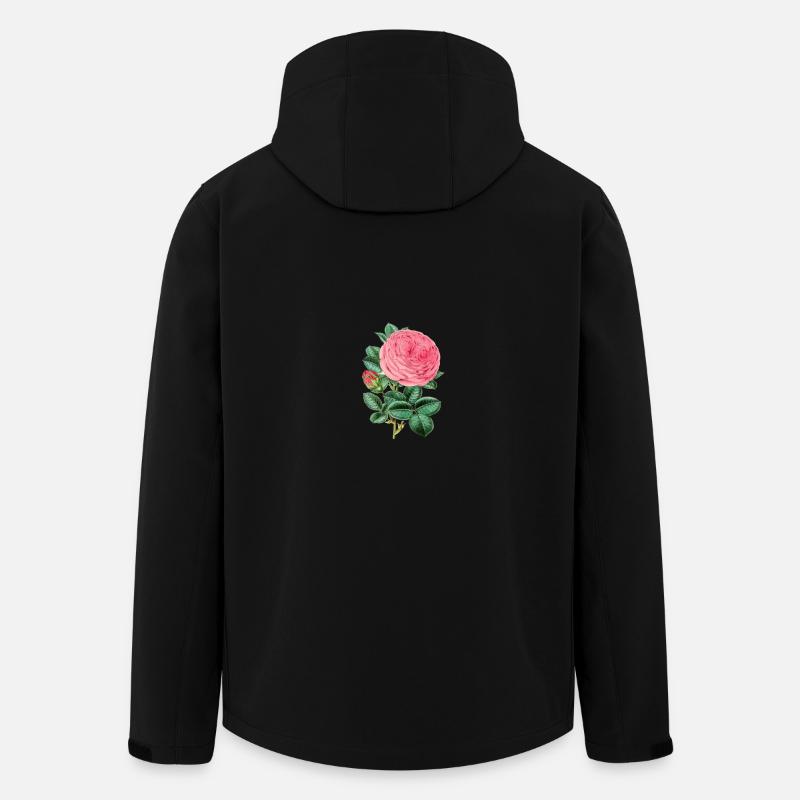 Rosen-Anlage - Recycelte Männer Softshell-Jacke von Stanley/Stella - Schwarz