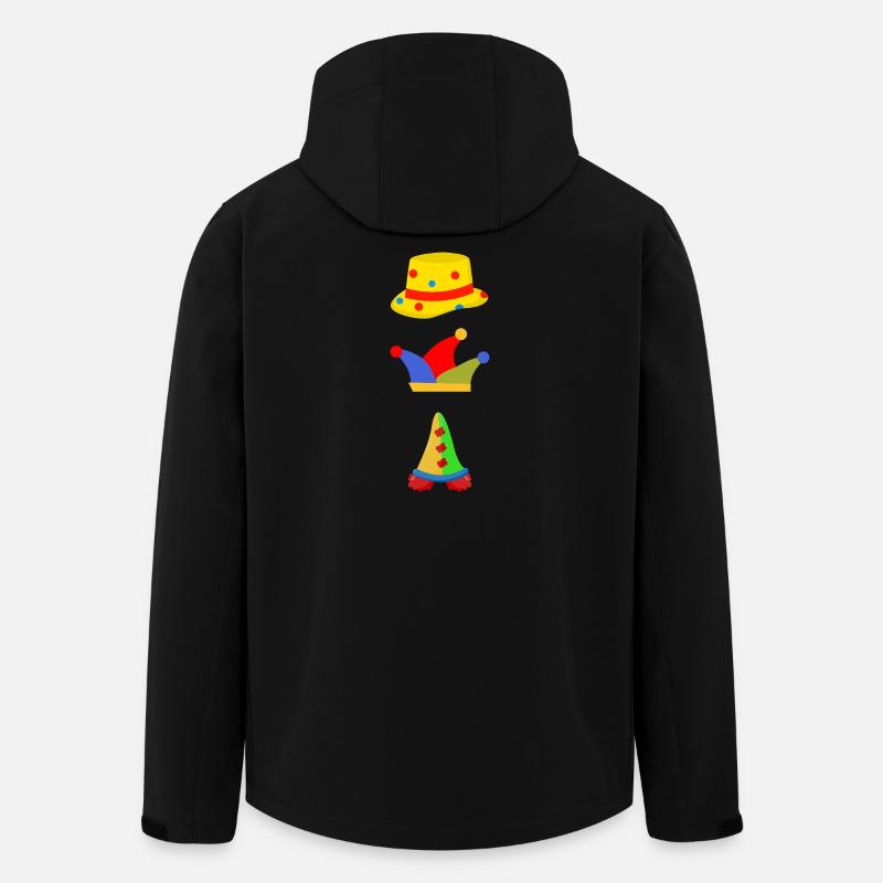 Bunter Narr im Fragment - Recycelte Männer Softshell-Jacke von Stanley/Stella - Schwarz
