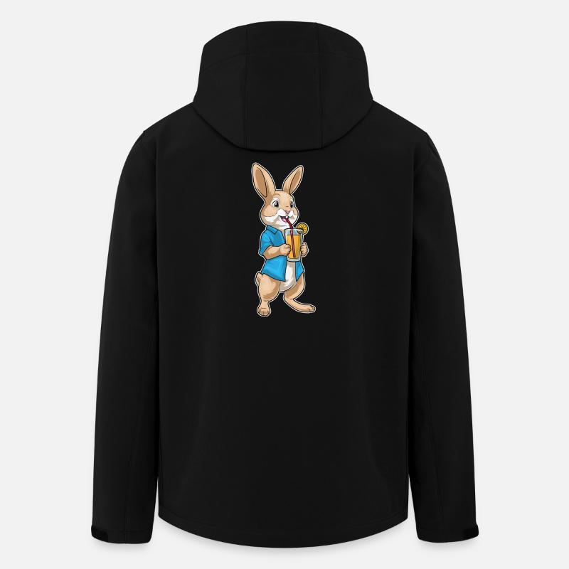 Hase Saft - Recycelte Männer Softshell-Jacke von Stanley/Stella - Schwarz