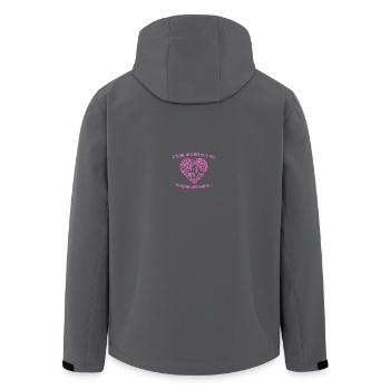 Infirmière cadeau médecin infirmière - Veste softshell homme en polyester recyclé Stanley/Stella - noir - Dos - AI Model Male 185 light (185cm)