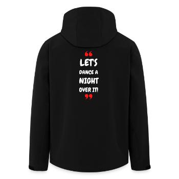 Let's Dance a Night Over It! - Men’s Recycled Softshell Jacket by Stanley/Stella - black - Back - AI Model Male 185 light (185cm)
