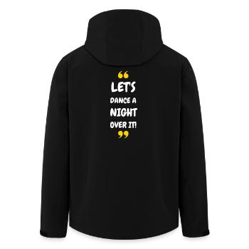 Let's Dance a Night Over It! - Men’s Recycled Softshell Jacket by Stanley/Stella - black - Back - AI Model Male 185 light (185cm)