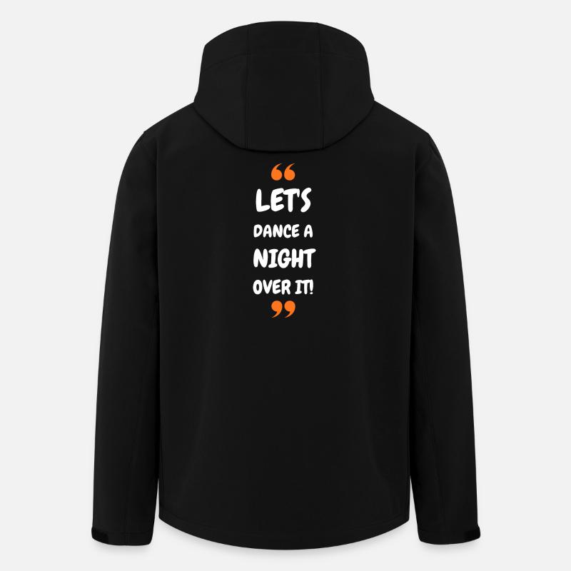 Dansons une nuit dessus ! - Veste softshell homme en polyester recyclé Stanley/Stella - noir
