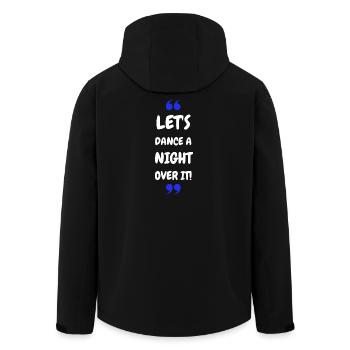 Let's Dance a Night Over It! - Men’s Recycled Softshell Jacket by Stanley/Stella - black - Back - AI Model Male 185 light (185cm)