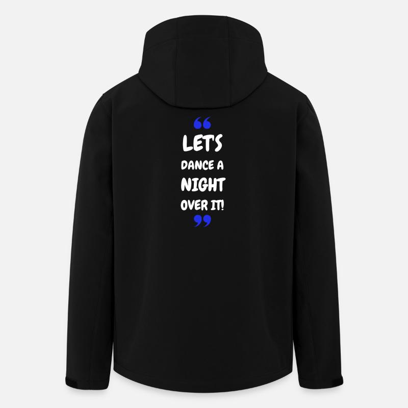 Dansons une nuit dessus ! - Veste softshell homme en polyester recyclé Stanley/Stella - noir