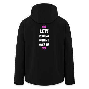 Let's Dance a Night Over It! - Men’s Recycled Softshell Jacket by Stanley/Stella - black - Back - AI Model Male 185 light (185cm)