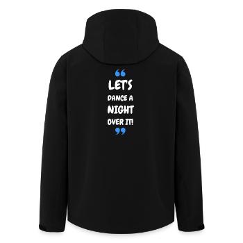 Let's Dance a Night Over It! - Men’s Recycled Softshell Jacket by Stanley/Stella - black - Back - AI Model Male 185 light (185cm)