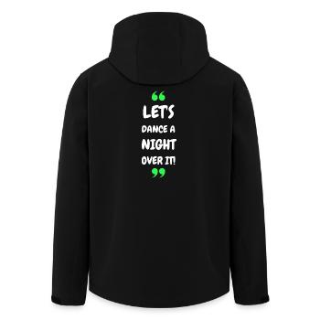 Let's Dance a Night Over It! - Men’s Recycled Softshell Jacket by Stanley/Stella - black - Back - AI Model Male 185 light (185cm)