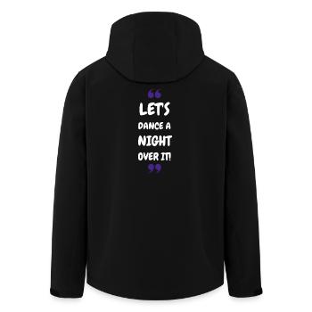 Let's Dance a Night Over It! - Men’s Recycled Softshell Jacket by Stanley/Stella - black - Back - AI Model Male 185 light (185cm)