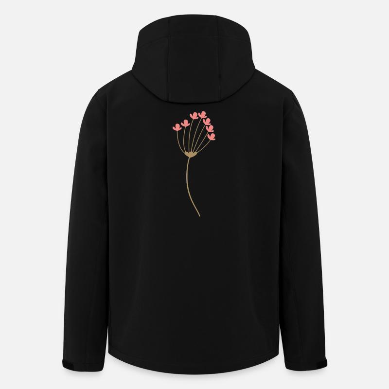 Fleur - Veste softshell homme en polyester recyclé Stanley/Stella - noir