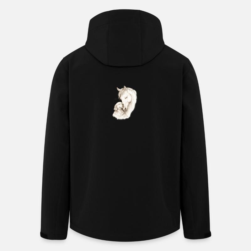 Âmes douces - Veste softshell homme en polyester recyclé Stanley/Stella - noir
