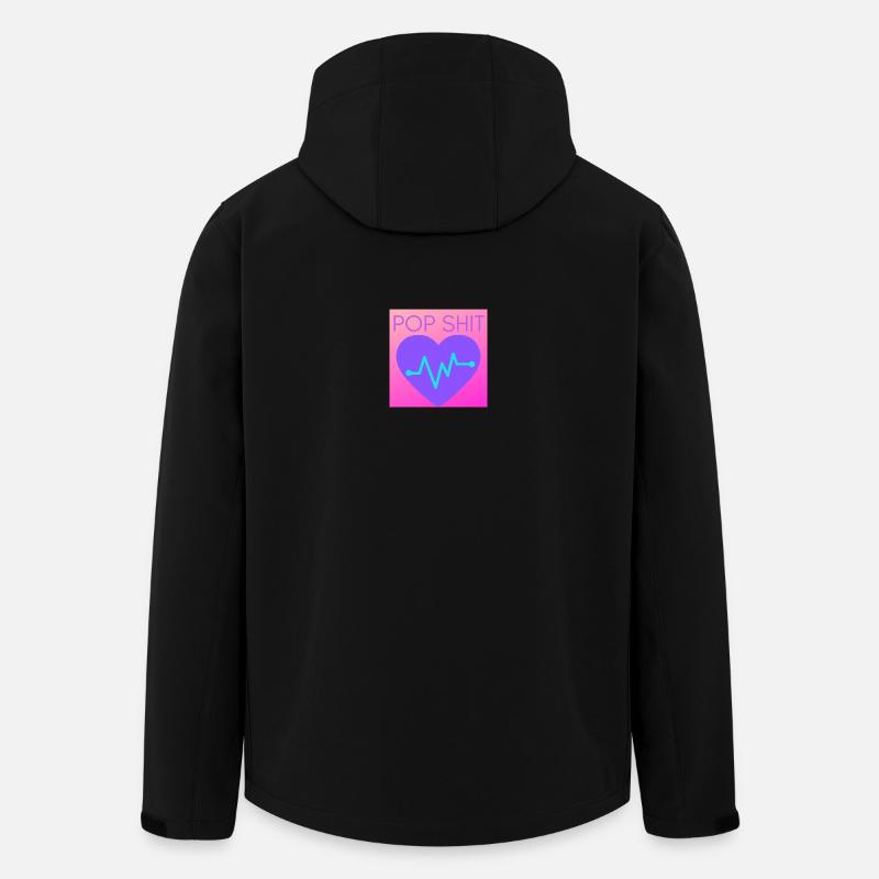 POPSHIT  - Recycelte Männer Softshell-Jacke von Stanley/Stella - Schwarz
