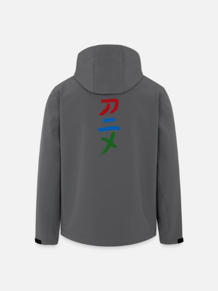 Anime - In Japanese - Men’s Recycled Softshell Jacket by Stanley/Stella - black