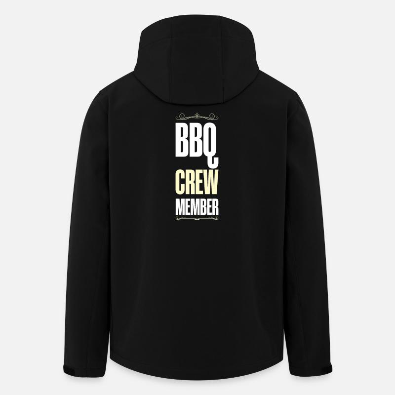 Équipe de barbecue - Veste softshell homme en polyester recyclé Stanley/Stella - noir