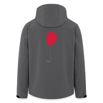 Luftballon - Recycelte Männer Softshell-Jacke von Stanley/Stella - Schwarz - Hinten - AI Model Male 185 light (185cm)