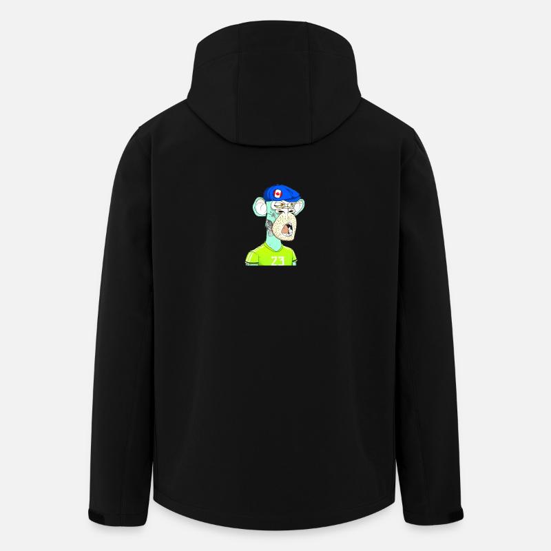 Ape Neon Style - Men’s Recycled Softshell Jacket by Stanley/Stella - black