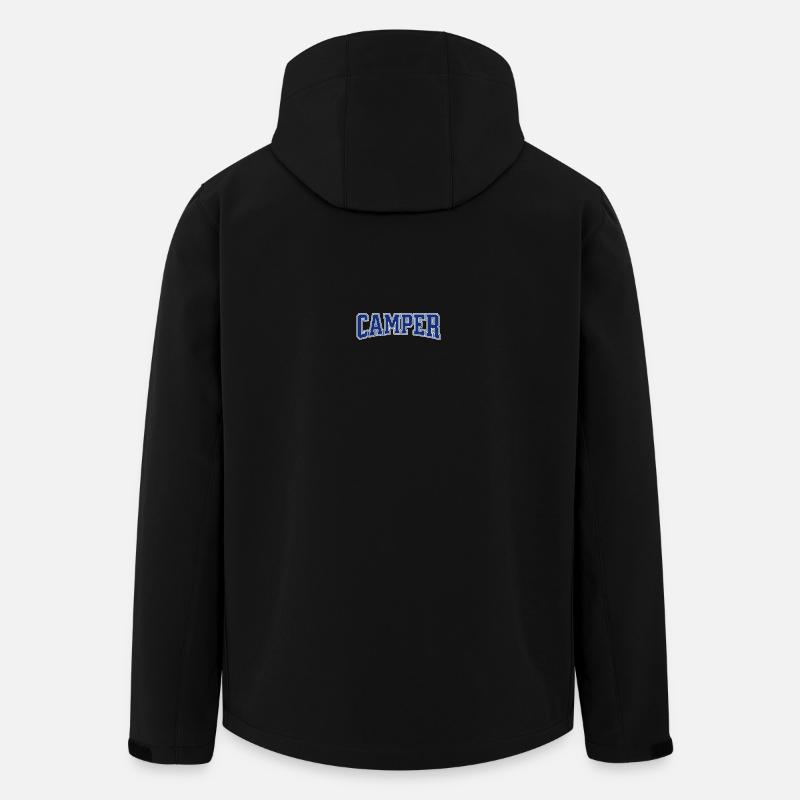 Camper - Men’s Recycled Softshell Jacket by Stanley/Stella - black