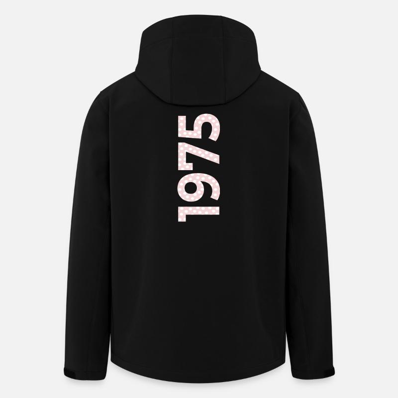 ANNIVERSAIRE 1975 POINTS - Veste softshell homme en polyester recyclé Stanley/Stella - noir