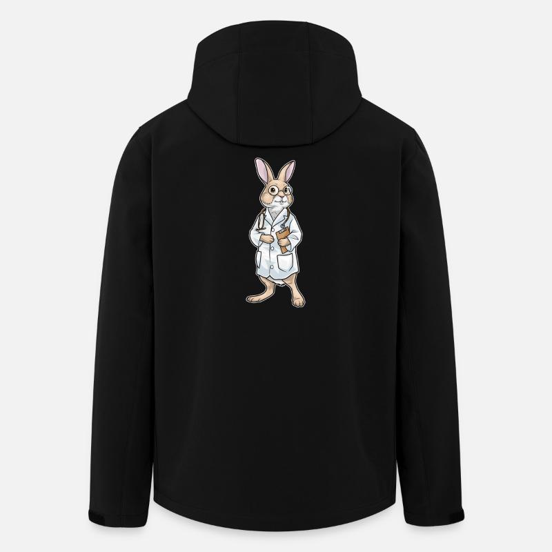 Stéthoscope Bunny Doctor - Veste softshell homme en polyester recyclé Stanley/Stella - noir