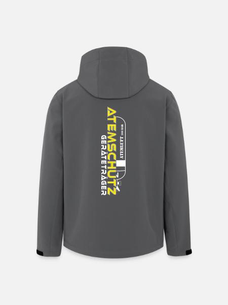 Feuerwehr - Atemschutzgeräteträger - Recycelte Männer Softshell-Jacke von Stanley/Stella - Schwarz