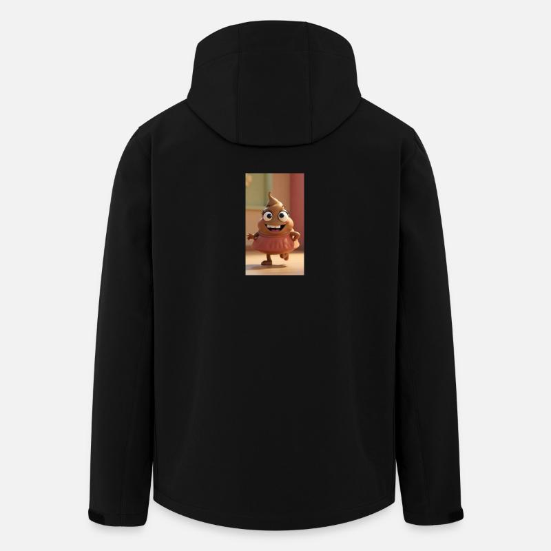 Süßer in Pink - Recycelte Männer Softshell-Jacke von Stanley/Stella - Schwarz