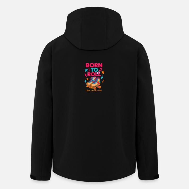 Rollschuh T-Shirt im Vintage-Stil - Recycelte Männer Softshell-Jacke von Stanley/Stella - Schwarz