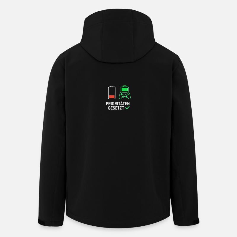 Gaming Motivation Design für Fans - Recycelte Männer Softshell-Jacke von Stanley/Stella - Schwarz