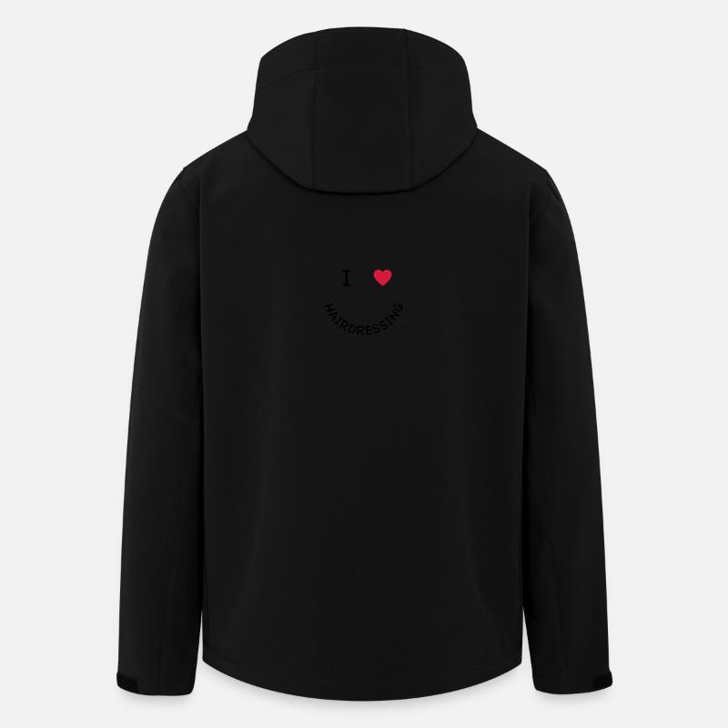 Friseur - Recycelte Männer Softshell-Jacke von Stanley/Stella - Schwarz