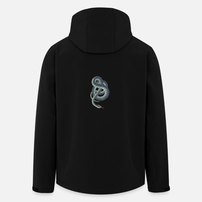 Schlange - Recycelte Männer Softshell-Jacke von Stanley/Stella - Schwarz
