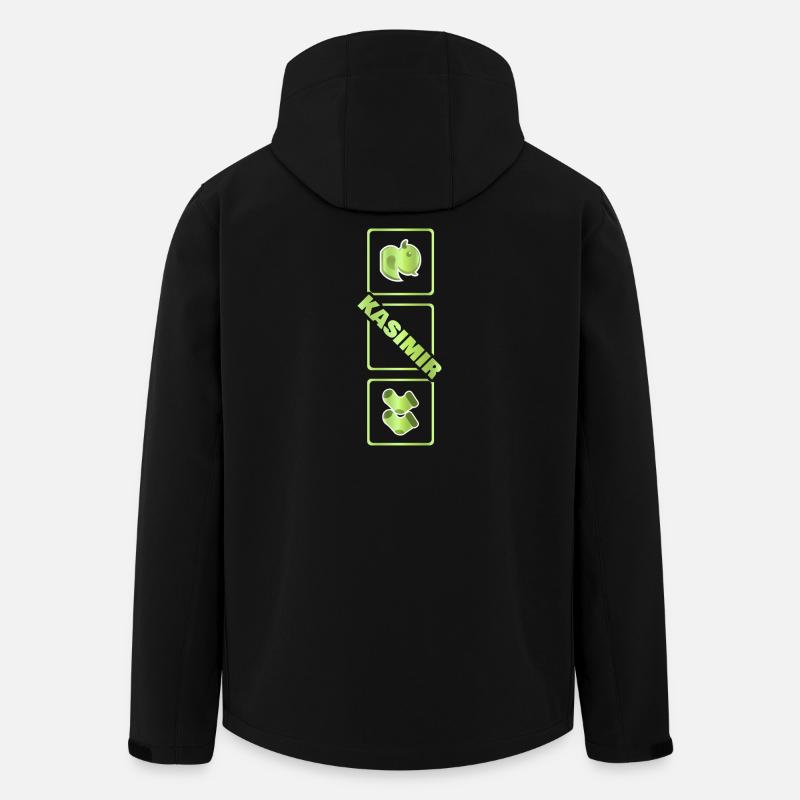 Kasimir - Recycelte Männer Softshell-Jacke von Stanley/Stella - Schwarz