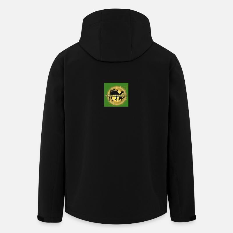 SafariSafari - Men’s Recycled Softshell Jacket by Stanley/Stella - black
